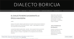 Desktop Screenshot of dialectoboricua.com