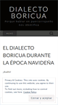 Mobile Screenshot of dialectoboricua.com