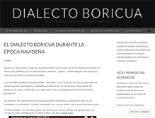 Tablet Screenshot of dialectoboricua.com
